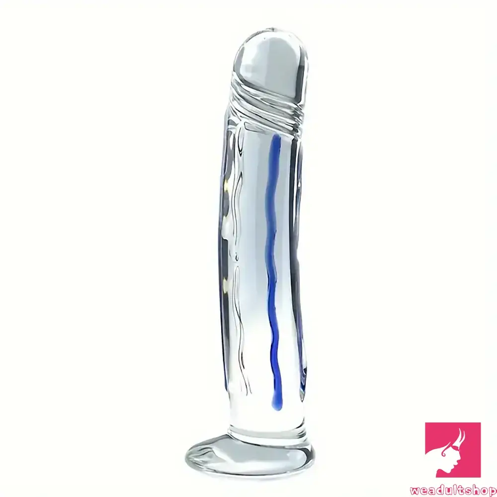 6.5in Premium Crystal Glass Dildo Sex Toy For Vagina Glass Love Toy