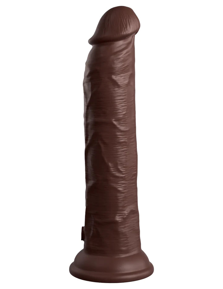 9" Vibrating Silicone Dual Density Cock with Remote