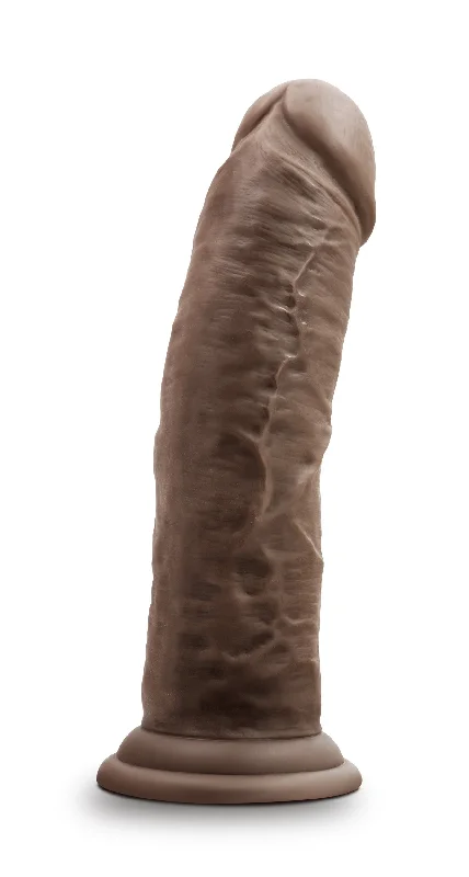 Dr. Skin Silicone - Dr. Shepherd - 8 Inch Dildo  With Suction Cup - Chocolate