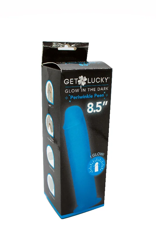 Get Lucky Glow in the Dark Periwinkle Peen -  8.5 Inch