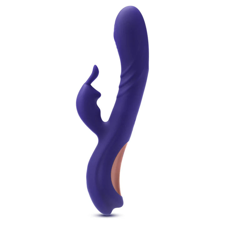 Harper 8.75 Inch G Spot Clitoral Dual Stimulation Silicone Rabbit