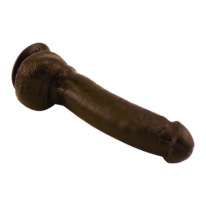 King Cock 9" Black Realistic Dildo Vibrator