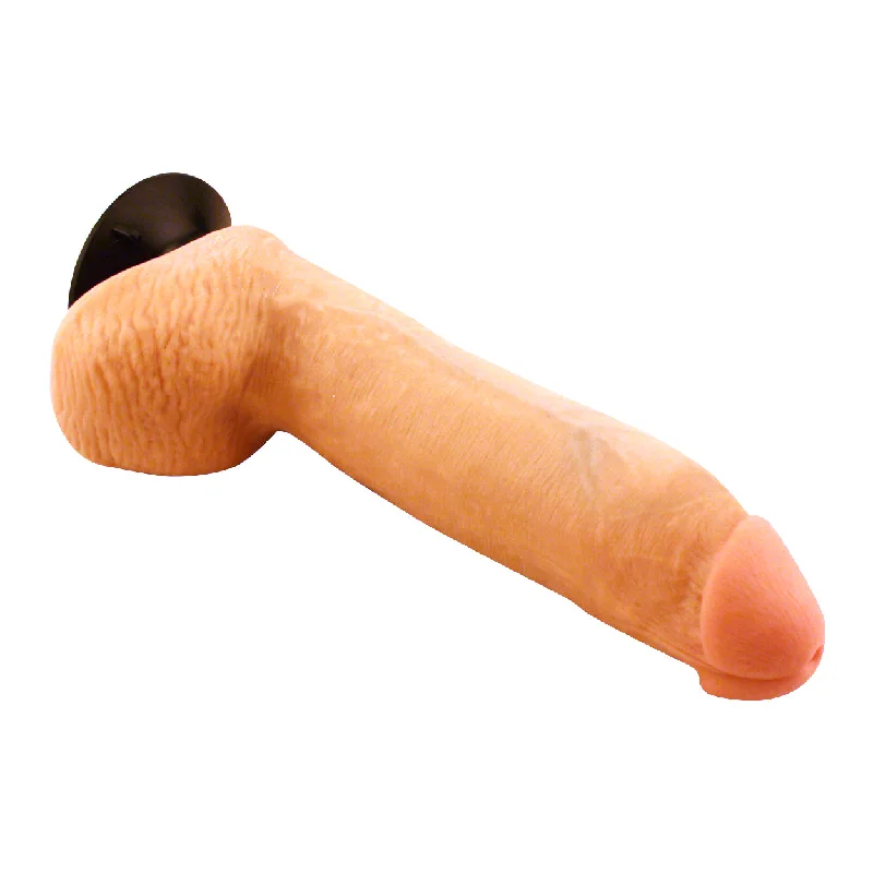 King Cock 9" White Realistic Dildo Vibrator