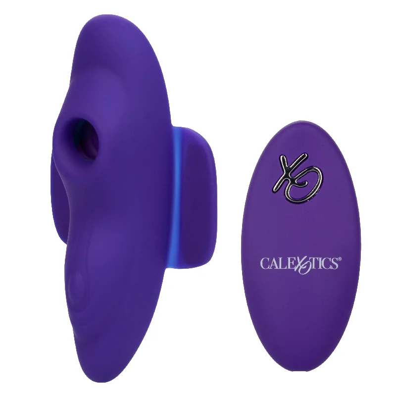 Lock-N-Play Remote Suction Panty Teaser - Purple