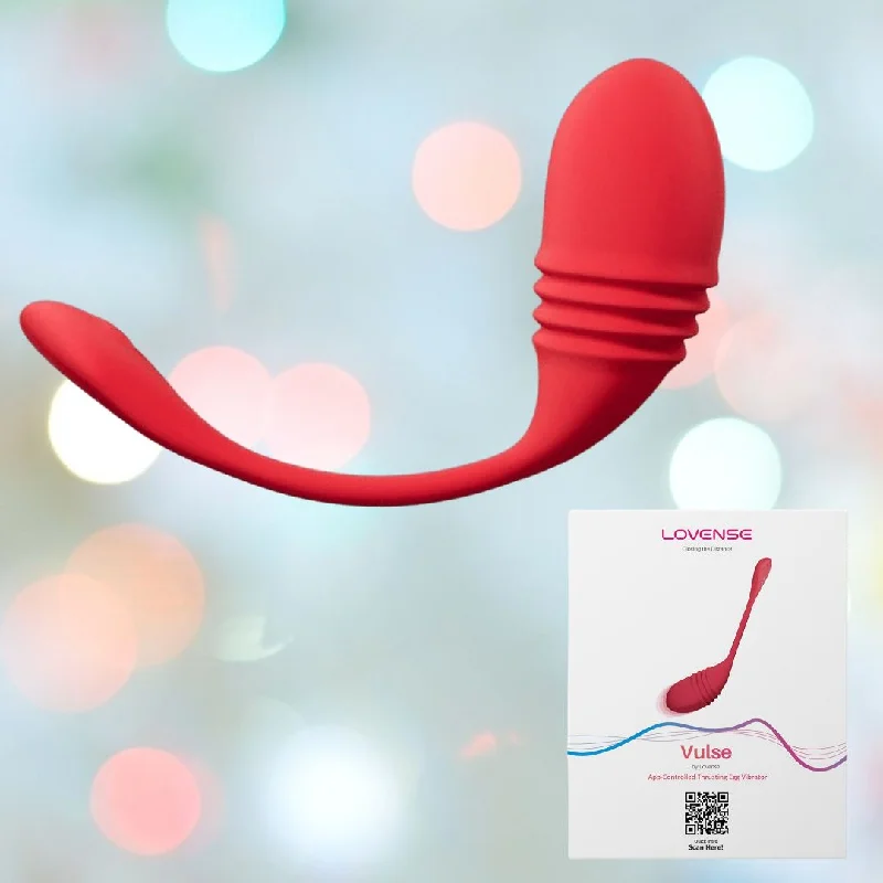 Lovense Vulse App-Controlled Hands-Free Thrusting and Vibrating Egg