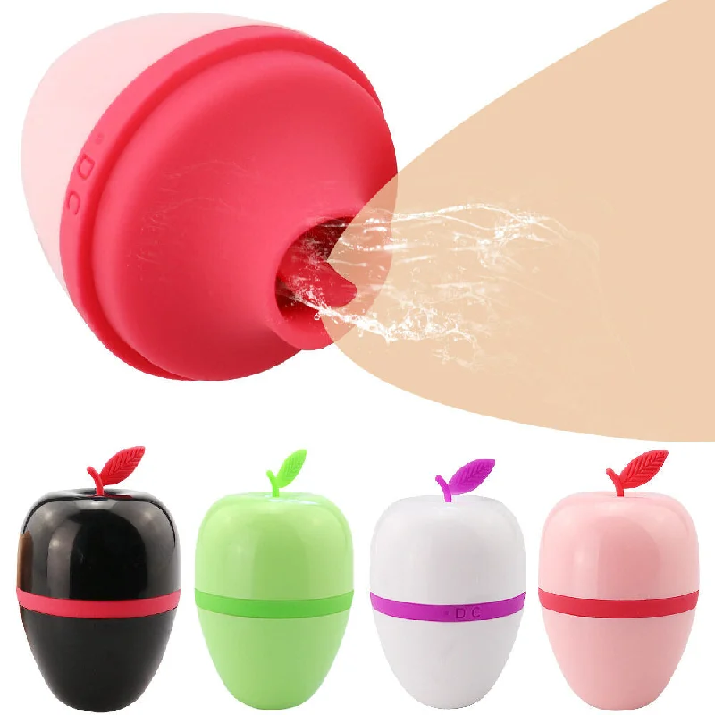 Massaging Vibrating Tongue Licking Vagina Sucking Apple Egg