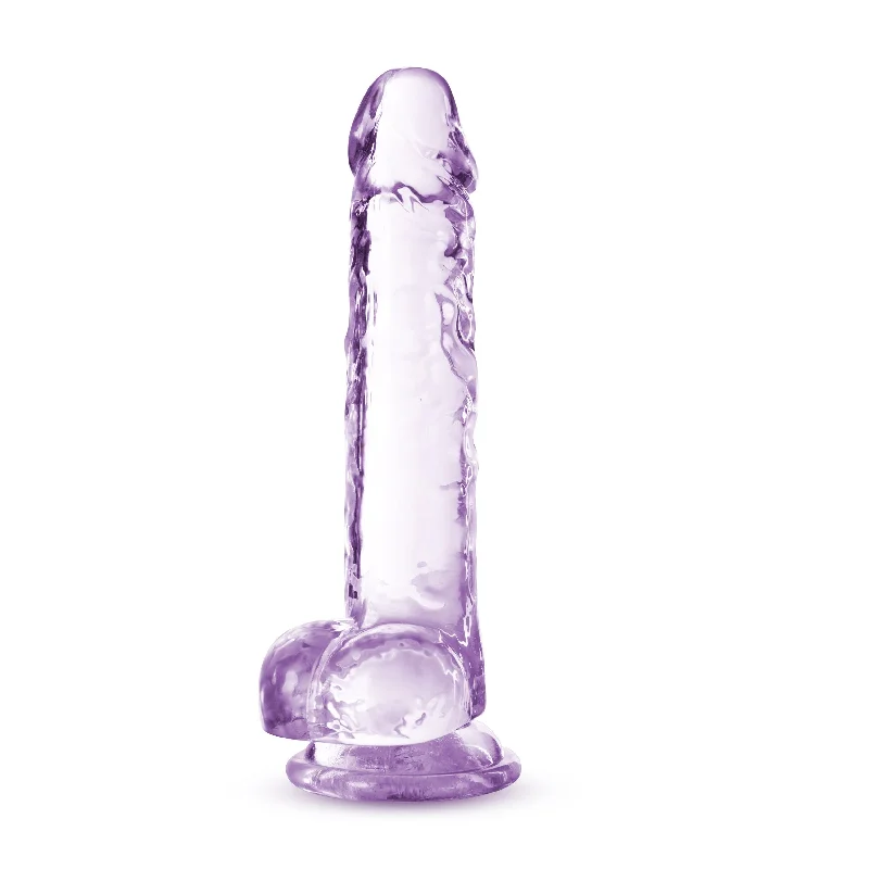 Naturally Yours - 7 Inch Crystalline Dildo -  Amethhyst