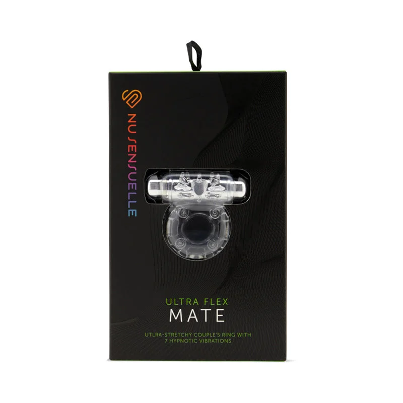 Nu Sensuelle Mate Ultra Flex Couple's Ring Clear