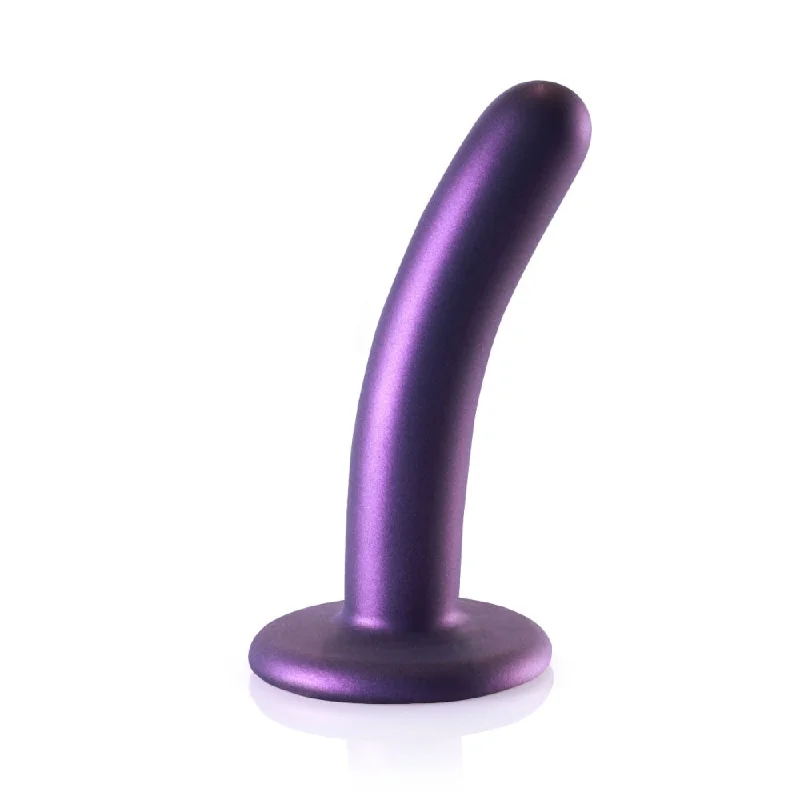 Ouch Silicone G Spot Dildo 5inch Metallic Purple