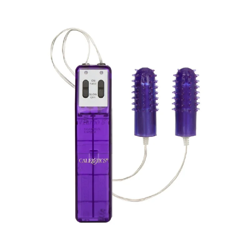 Pocket Exotics Turbo 8 Accelerator Double Bullets - Purple