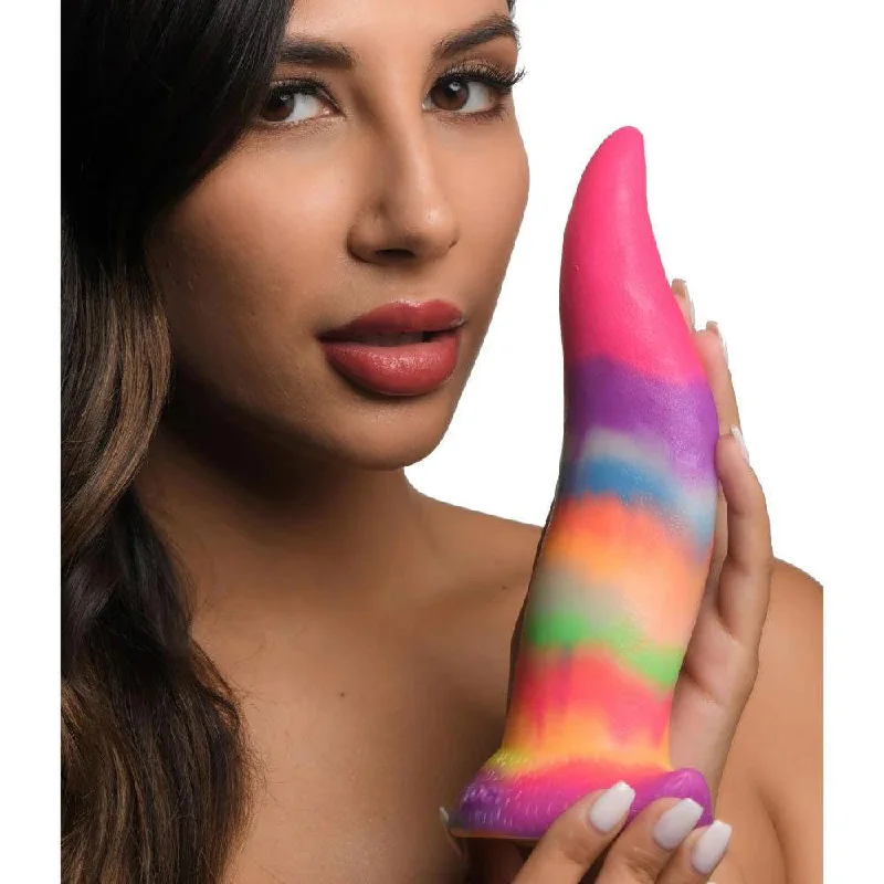 Unicorn Kiss - Unicorn Tongue - Glow-in-the-Dark - Silicone Dildo