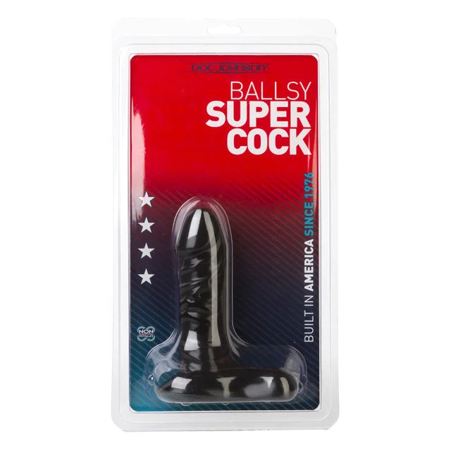 Ballsy Super Cock 6in.x 1.5in. (Black)