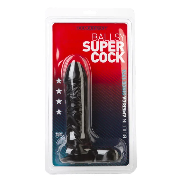 Ballsy Super Cock 7in.x 1.75in. (Black)