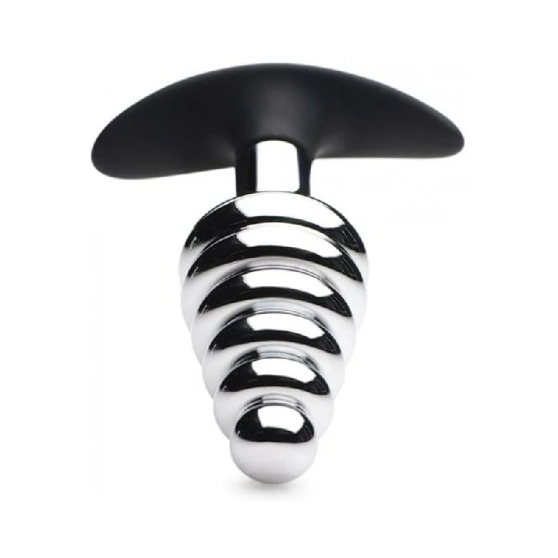 Dark Hive Metal, Silicone Ribbed Anal Plug