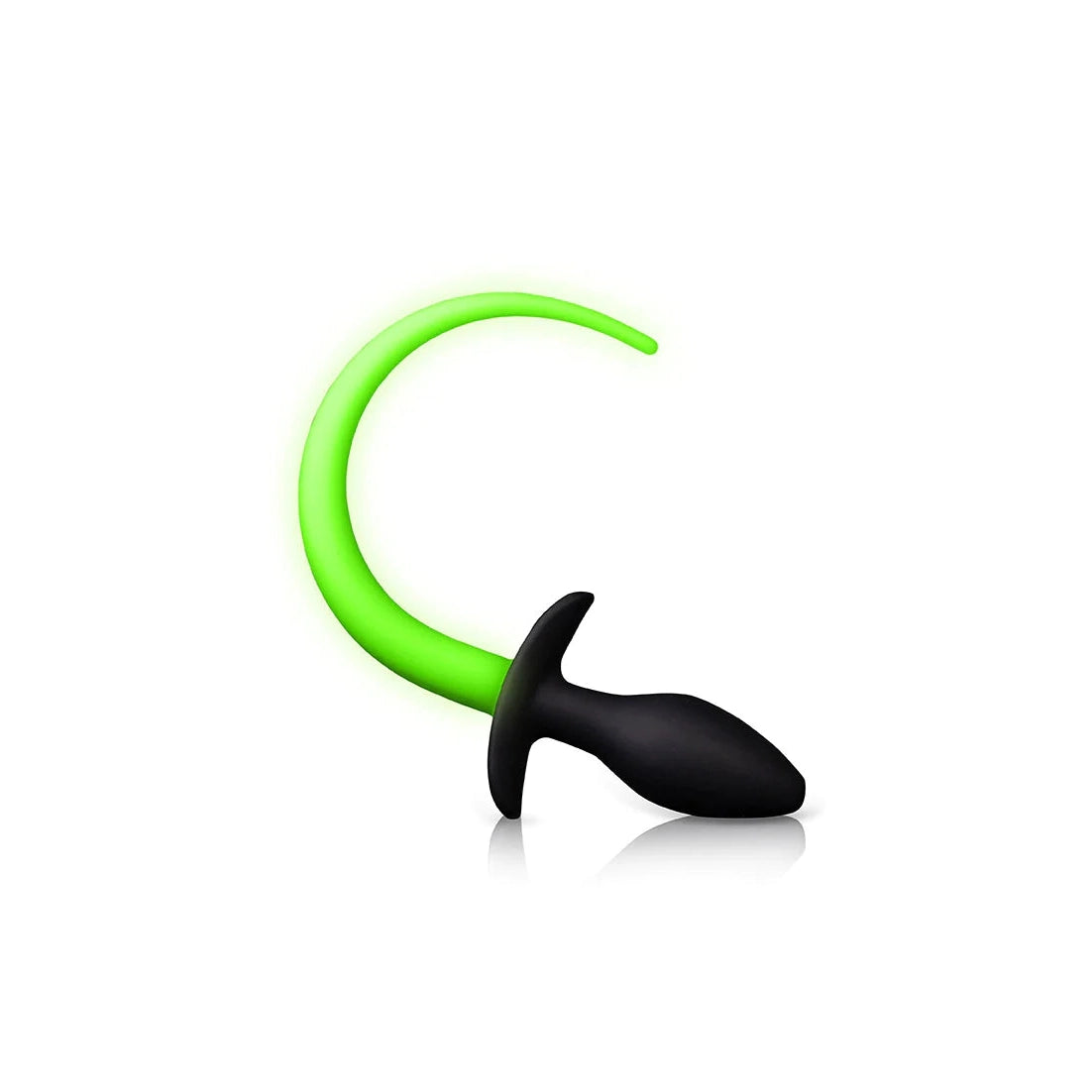 Glow In The Dark Silicone Puppy Tail Plug