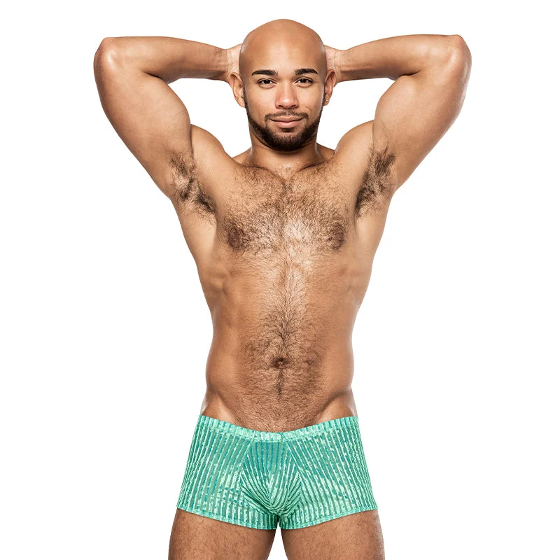 Male Power Caribbean Crush Mini Short Mint S