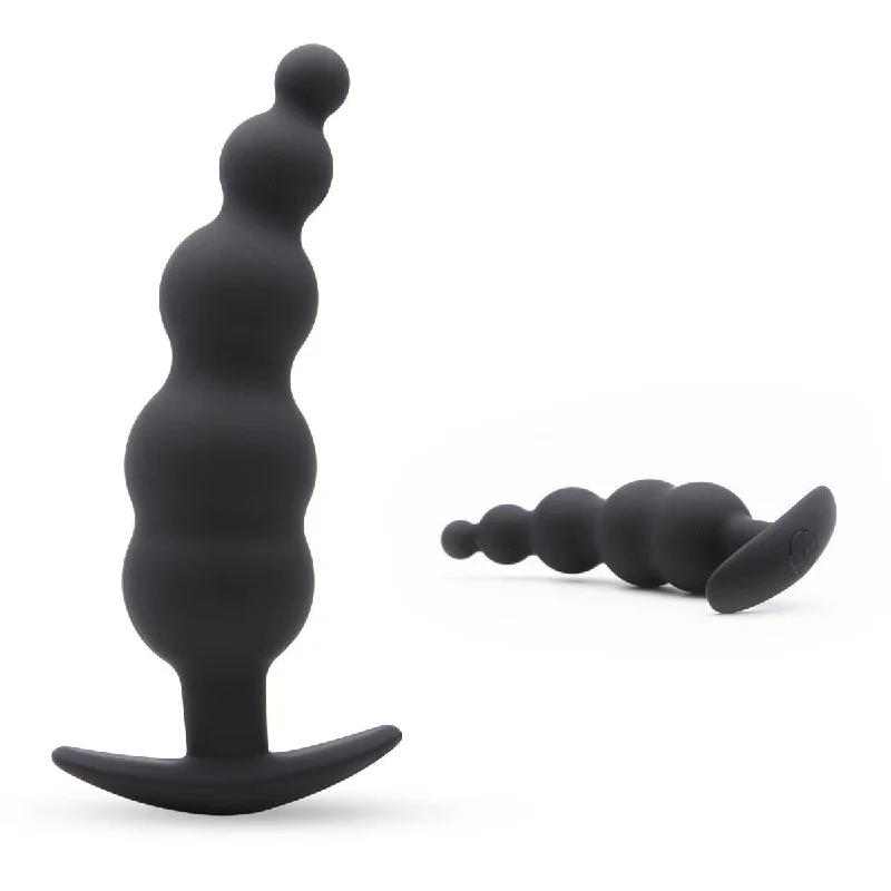 Neojoy Smooth Beaded Prober Silicone Hypoallergenic Butt Plug Prostate Massager - P-Spot Anal Stimulation Beads - Adult Sex Toy