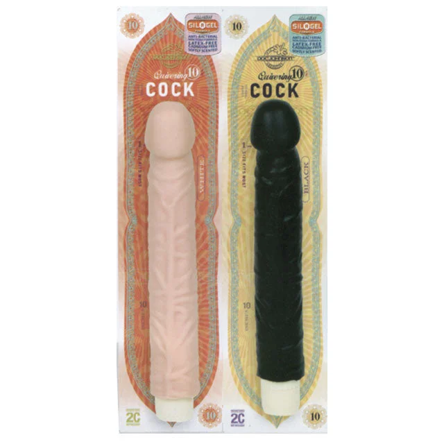 Quivering Cock: 10in.x 1.75in. (Black)