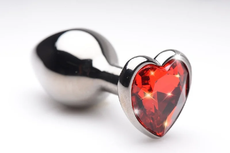 Scarlet Heart-Shaped Anal Plug