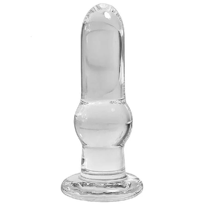 Transparent Tower Toy Glass Plug Huge 5.12" Long