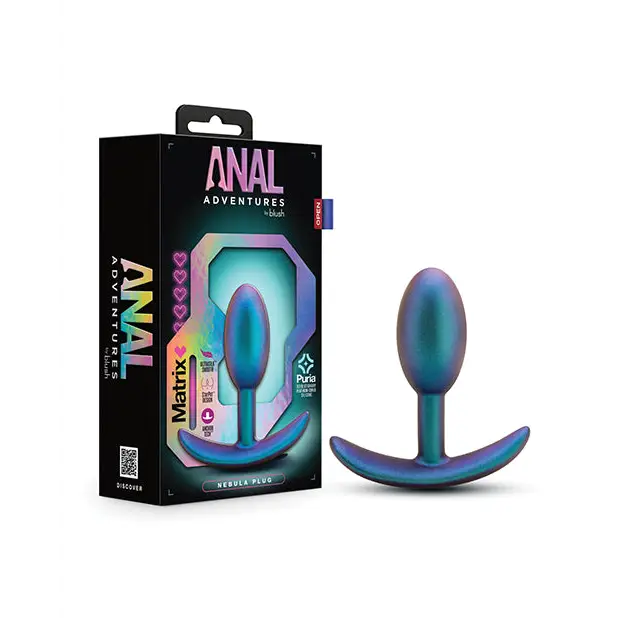 Anal Adventures Matrix By Blush The Nebula Plug Vibrating Inner Ball Plug