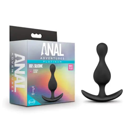 Blush Anal Adventures Platinum Silicone Wave Plug