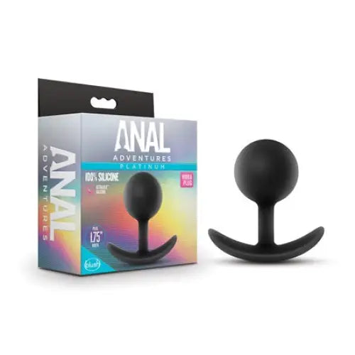 Blush Anal Adventures Platinum Silicone Weighted Vibra Plug