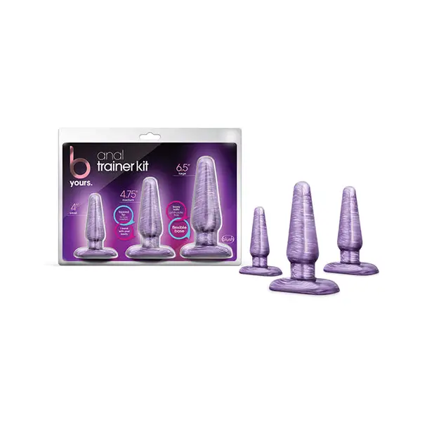 Blush B Yours 3-Piece Anal Trainer Kit Purple