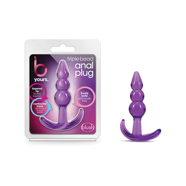 Blush B Yours Triple Bead Anal Plug