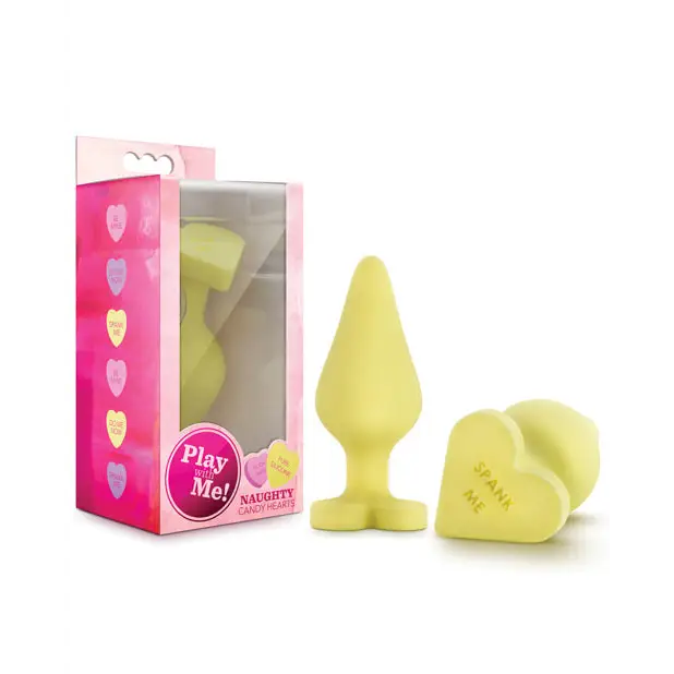 Blush Play with Me Naughty Candy Hearts 'Be Mine' Anal Plug