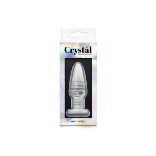 Crystal Tapered Glass Anal Plug