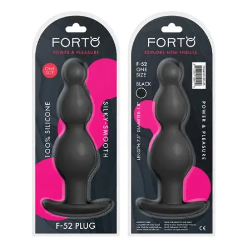 Forto F-52 Cone Beads Silicone Anal Plug