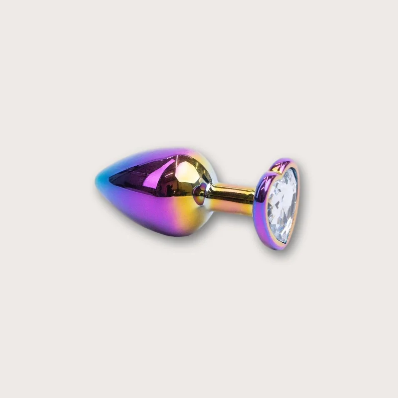 Iridescent Heart Butt Plug