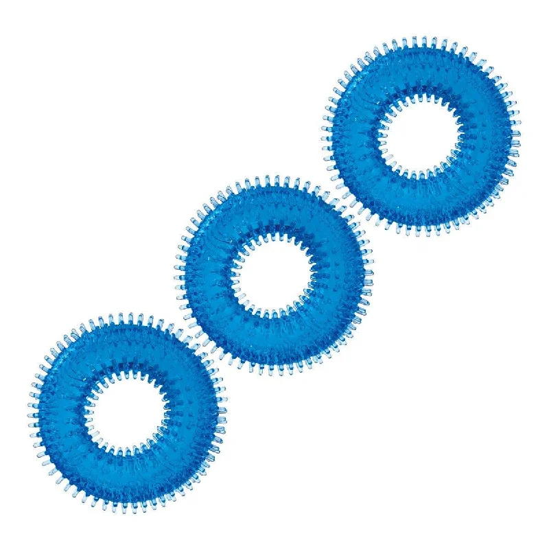 Blue Line 3 Pack Ultra Stim Stretch Cock Rings