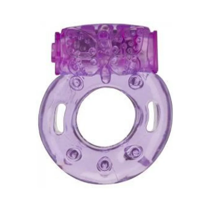 Cloud 9 Pleasure Tickler 1 Speed Ring Purple