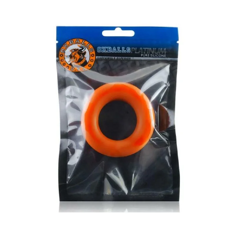 COCK-T SMALL COMFORT COCKRING ATOMIC JOCK/OXBALLS SILICONE SMOOSH ORANGE