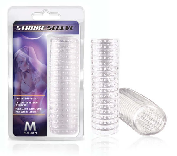 Stay Hard Stroke Sleeve by Blush Novelties - Enhance Your Pleasure with a Thicker, Longer, and Stronger Experience!