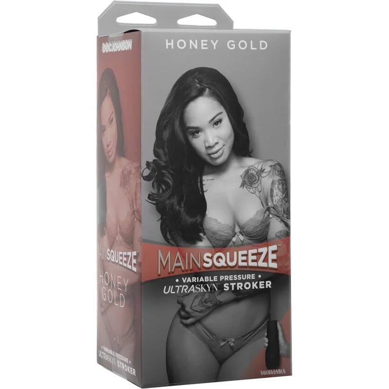 Main Squeeze Honey Gold Masturbator by Doc Johnson