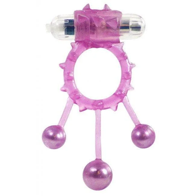 Me You Us Ball Banger Cock Ring Purple