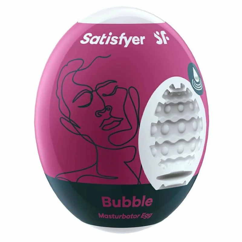 Satisfyer Masturbator Egg Bubble Pink