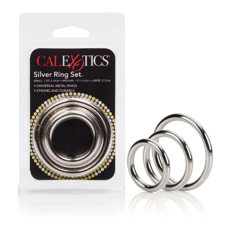 Shiny Steel Rings: Sparkle and Adventure Set for Playtime Fun!