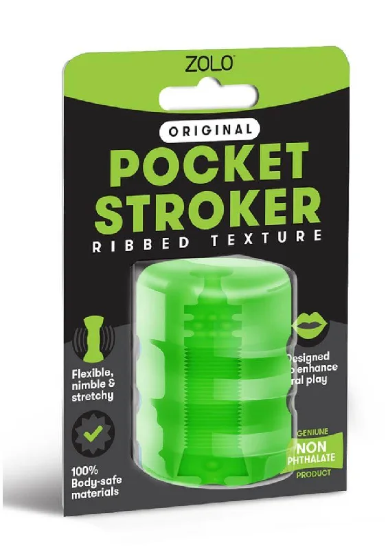 Experience Pleasure with the Zolo Original Pocket Stroker: A Flexible and Body-Safe Male Masturbator